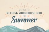 Beat the Heat - Keeping Your Horse Cool This Summer