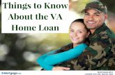 Things to know about the VA home loan