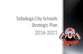 Talladega City Schools Strategic Plan 2016-2021  DRAFT