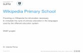 Wikipedia Primary School July 2016