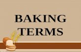 Baking Terms and Ingredients!!!