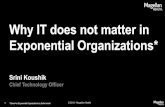 Why IT does not matter in Exponential Organizations