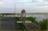 Water in chennai   a compilation of facts and trivia