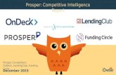 Prosper, OnDeck, LendingClub,Funding Circle | Company Showdown