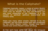 The timeline of Caliphate in History
