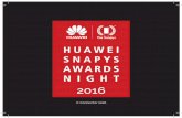 Huawei Snapys Awards Night Booklet 2016