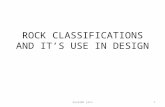 Applications of rock classifications