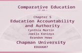Education accountability and authority ppt