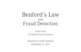 Benford's Law and Fraud Detection