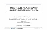 Navigation and remote sensing payloads and methods of the ...