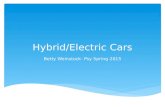 Hybrid  electric cars