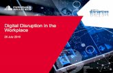 Digital Disruption in the Workplace
