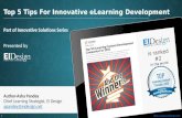 Top 5 Tips For Innovative eLearning Development - EI Design