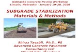 Subgrade Stabilization: Materials & Methods