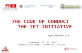 The code of conduct the IPT initiative