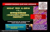 [Slideshare] tadzkirah-april-2016-akhlaq-in-qur'an- istiqomah-[q-fussilat-41-3-36)