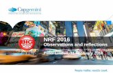 Nrf 2016 - Observations and reflections