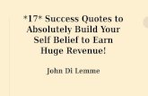 *17* Success Quotes to Absolutely Build Your Self Belief to Earn Huge Revenue!