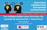 Pierre Breesé / Innovation collaborative & Propriété intellectuelle