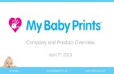 My Baby Prints Child Keepsakes Overview Presentation