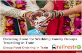 Food Ordering During Wedding Journey in Train