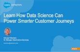 CNX16 - Learn How Data Science Can Power Smarter Customer Journeys