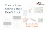 Create User Stories that Don't Suck!