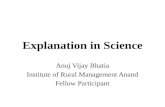 Explanation in science (philosophy of science)