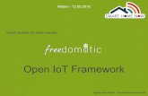 Freedomotic pitch 12.05.16 Smart Home Now Milano