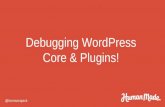 Debugging WordPress Core and Plugins!