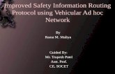 Improved safety IRP using VANET