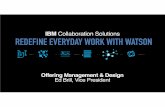 IBM Collaboration Solutions cognitive and roadmap update - September 2016