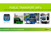 Public Transport APIs – How we are using and creating long lasting APIs at Nobina (Ulrika Park & Petter Kvarnfors)