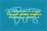 Financial system Bangladesh vs. U.S.A