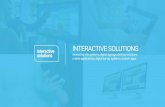 Interactive solutions 2016