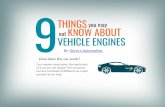 Nine Things You May Not Know About Vehicle Engines
