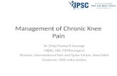 Management of chronic knee pain