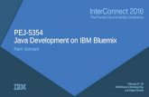 Java Development on Bluemix