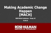 Making Academic Change Happen - Craig Downing and Matt Lovelll