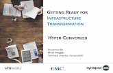 Getting ready for Infrastructure Transformation with hyper-converged