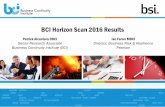 BCI Horizon scan 2016
