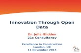 Improving Innovation Through Open Data - Construction Excellence Annual Conference