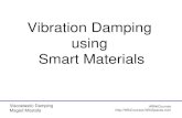 Vibration damping using smart materials