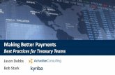 Making Better Payments: Best practices for treasury teams
