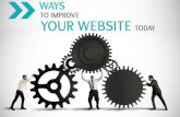 11 Ways to Improve Your Website Today