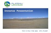 Plateau Uranium Inc Presentation 1 January 2016