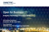Grid Analytics Europe 2016: "Open for Business", April 2016