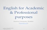 English for professional and academic purposes