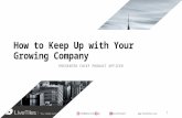 How to keep up with your growing company