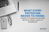 Things to Consider Before Buying Cyber Liability Insurance